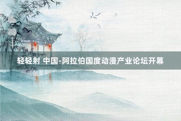 轻轻射 中国-阿拉伯国度动漫产业论坛开幕